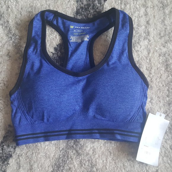 tek gear light support sports bra